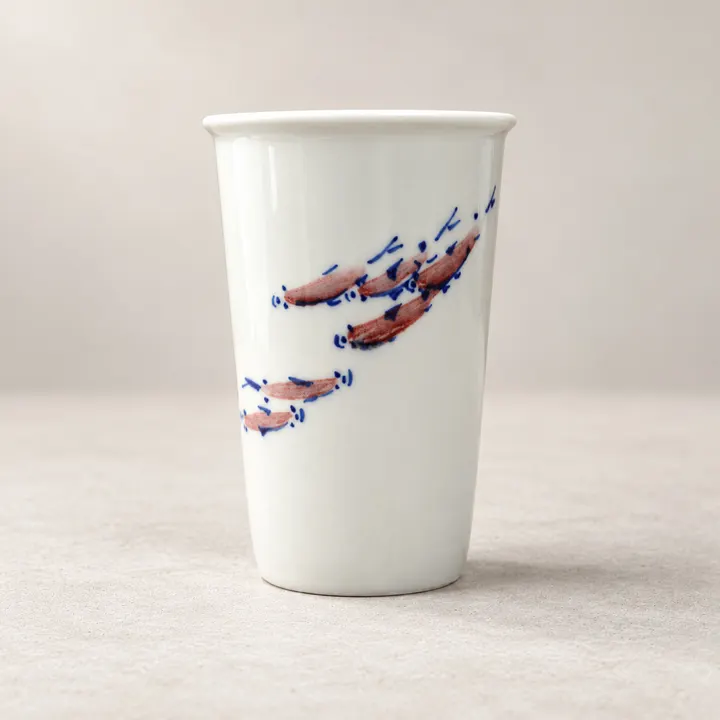Joy of Fish · Hand-painted Everyday Cup