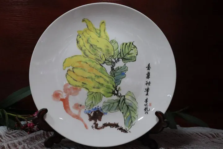 李纪龙《佛手》瓷盘衍生品