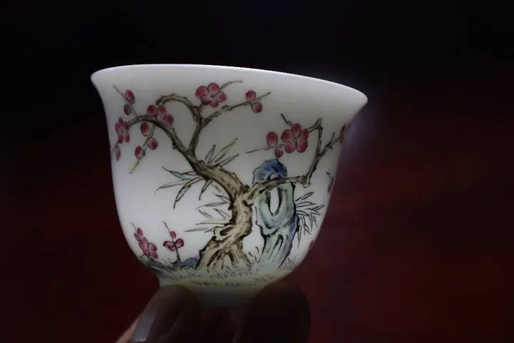 12花神粉彩花神杯