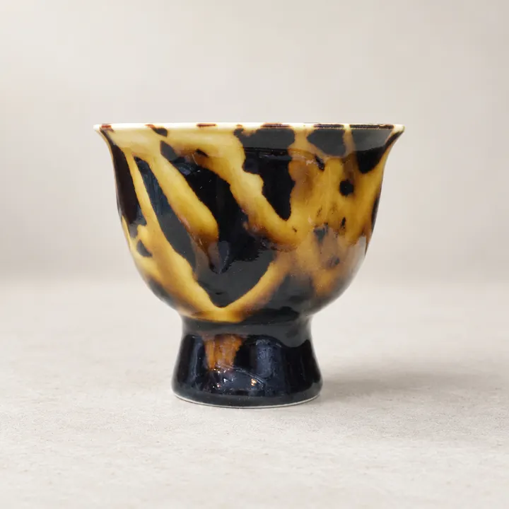 Plant-ash Tortoiseshell-glazed Tea Cup