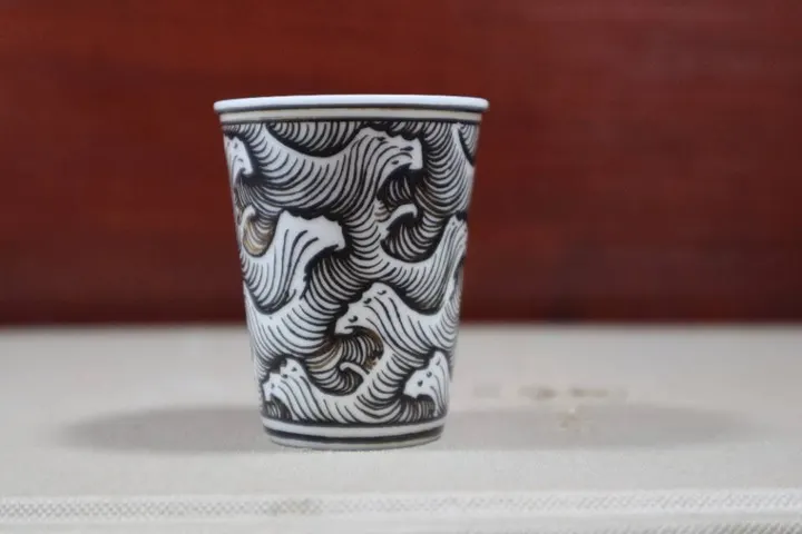 米黄釉柴窑 · 品茗杯